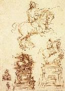 Study for the Trivulzio Equestrian Monument  Leonardo  Da Vinci
